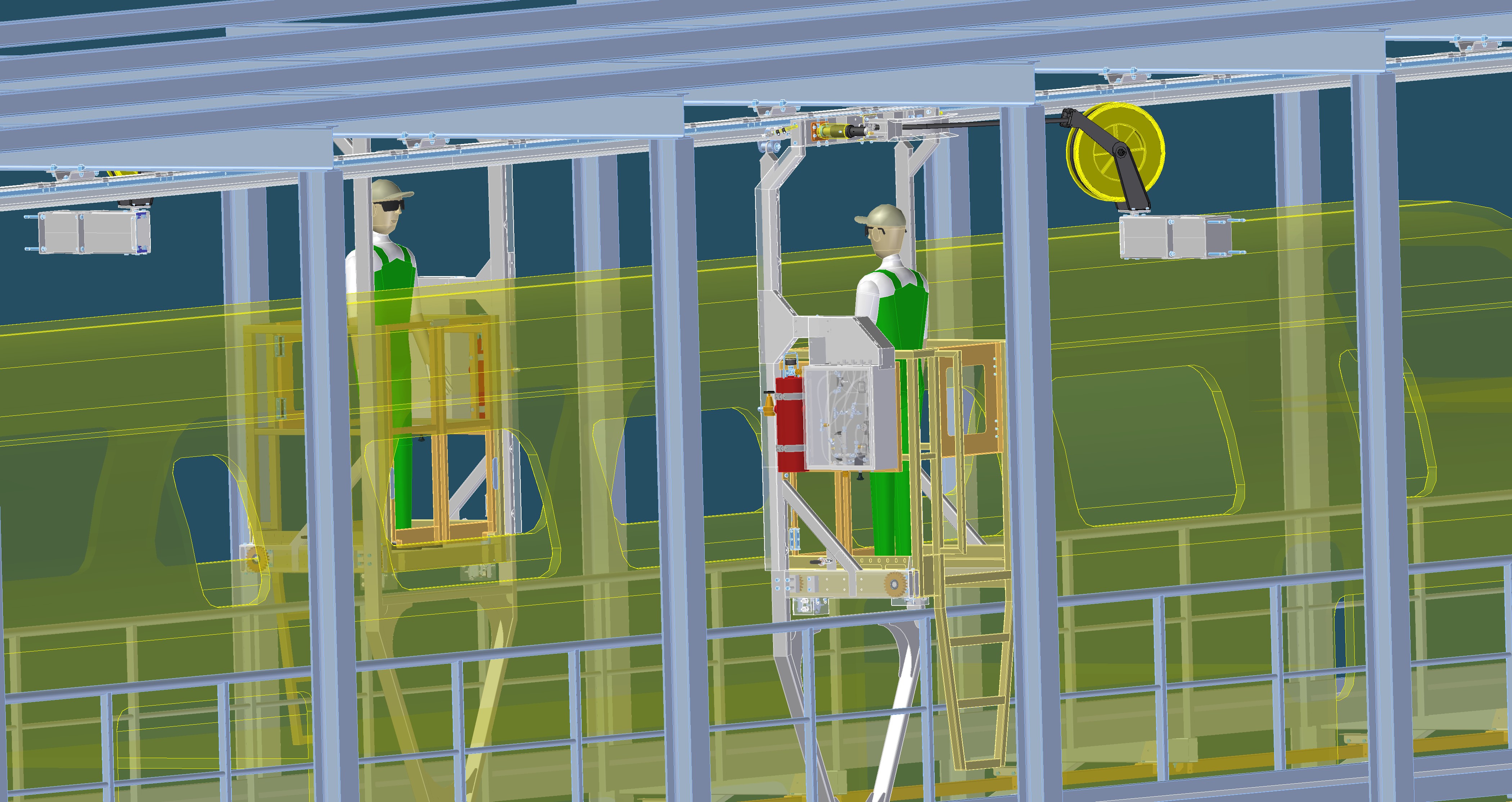 Stadler – Szemcseszóró kocsi - Szemcseszóró kocsi
