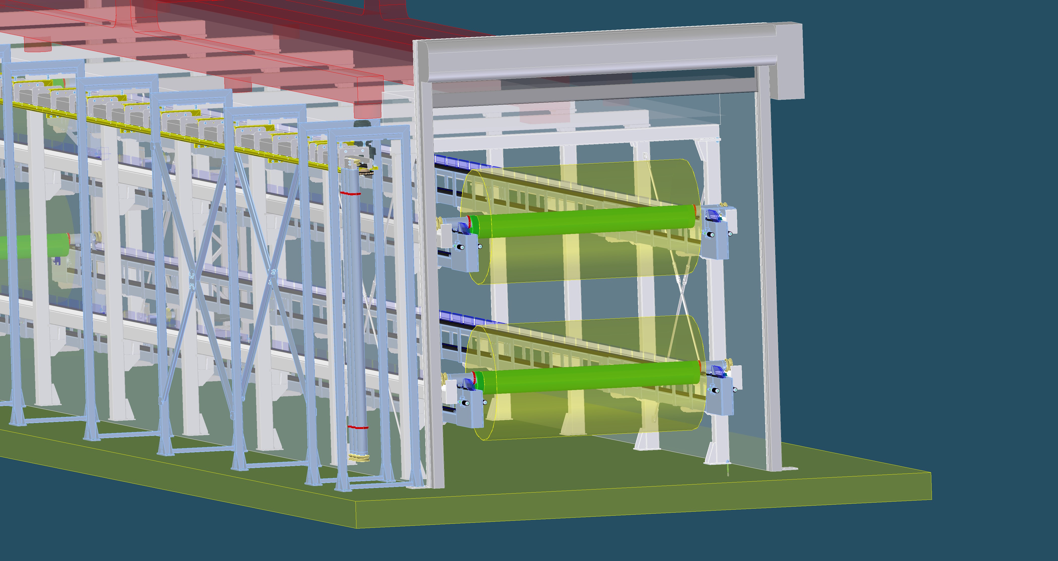 Vanex – Tekercsszállító pálya - Láncos összekötés